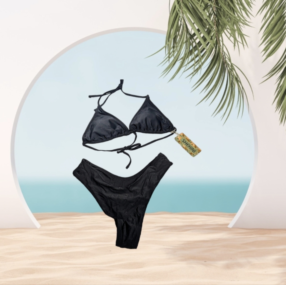 NWT Black Bikini set size M.